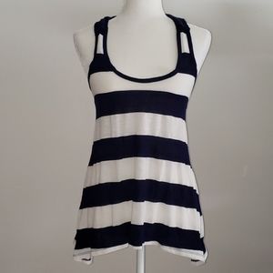 🎃 Forever 21 Blue & White Striped Shirt